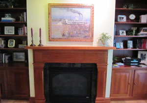 link to more on mantel work made by Welch Millwork and Design